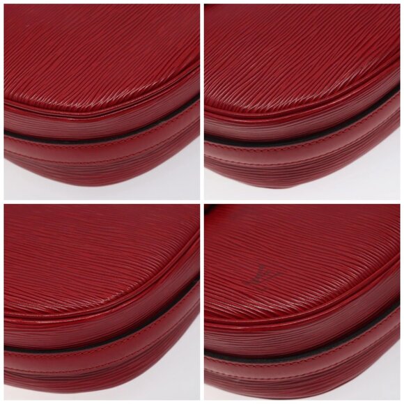 LOUIS VUITTON Epi Jeune Fille MM Shoulder Bag Red M52157 LV Auth 119841 - Picture 15 of 16